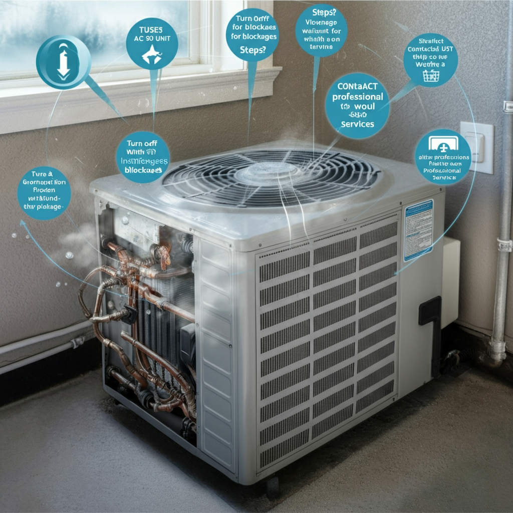 What to Do When Your AC Unit Freezes Up Inside